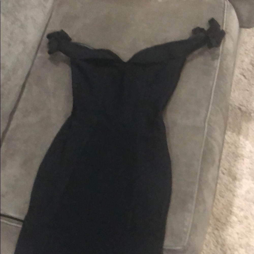 Black cocktail dress